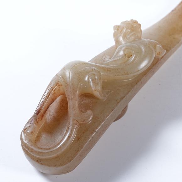 弘楊株式會(huì)社高古玉螭龍帶鉤