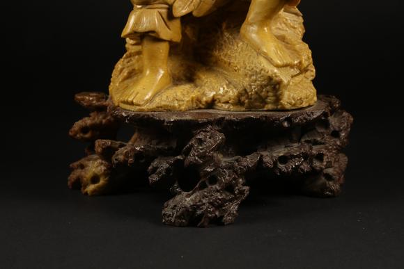 弘楊株式會社壽山石心中有佛羅漢造像