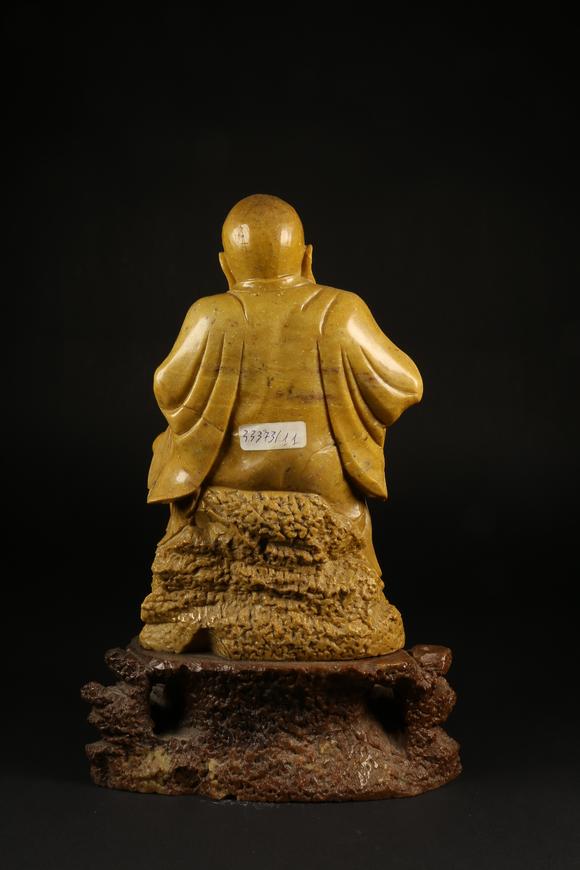弘楊株式會社壽山石心中有佛羅漢造像