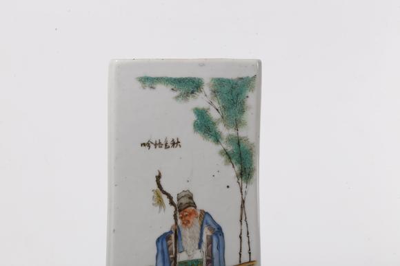 弘楊株式會(huì)社粉彩人物故事紋帽筒