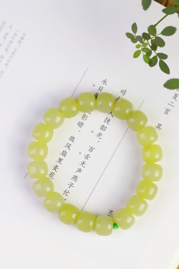 北京唐潮拍賣(mài)有限公司老型珠·手串精品和田玉若羌黃口