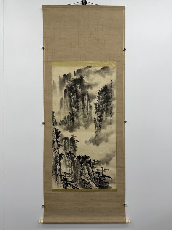 三杉美術(shù)傅有葉 天梯插入九重霄