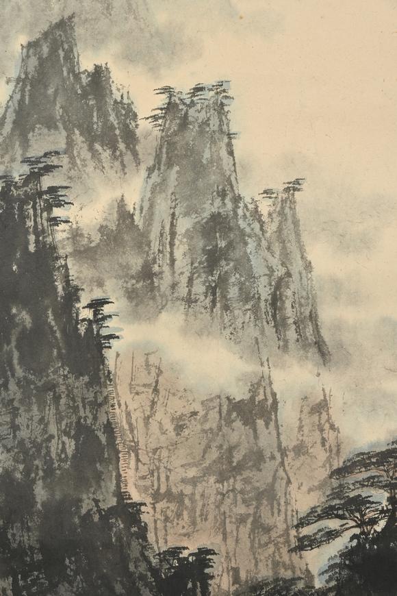 三杉美術(shù)伍霖生 黃山煙雲(yún)