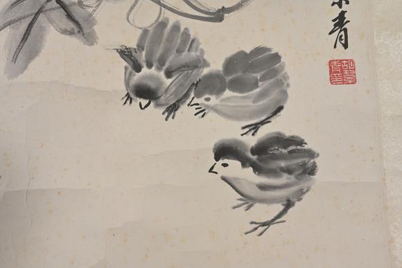 三杉美術(shù)胡潔青 雛鷄圖