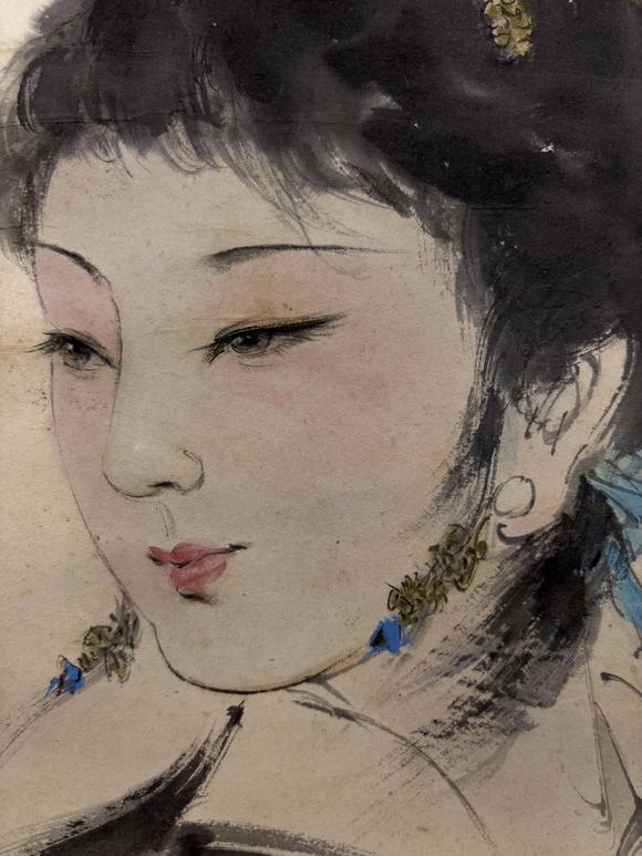 三杉美術(shù)白伯驊 湘夫人圖