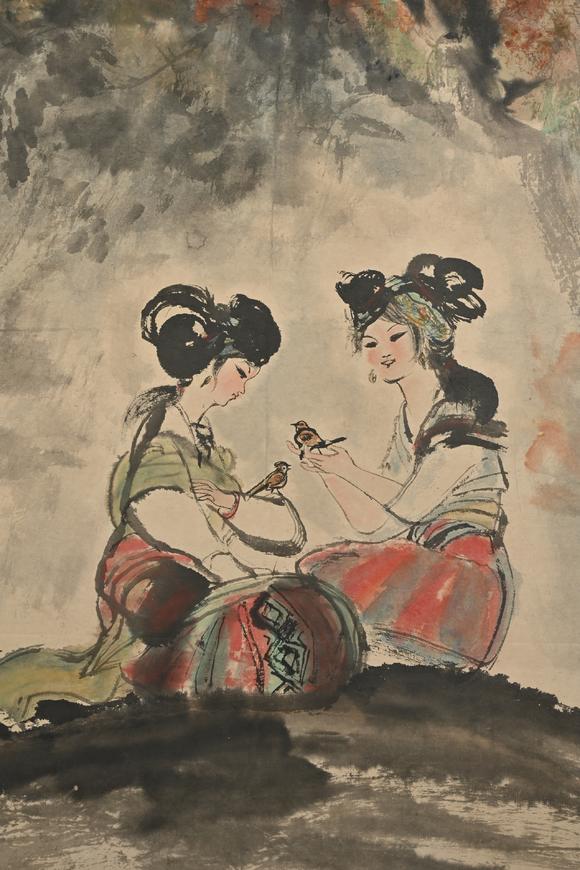 三杉美術(shù)程十髮 瀛山伴侶