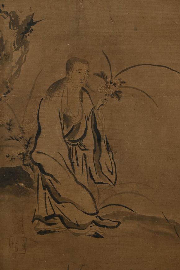 三杉美術(shù)佚名（明） 高士六景屏風(fēng)