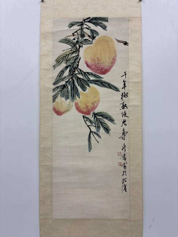 三杉美術(shù)錢瘦鐵 瑞桃獻壽