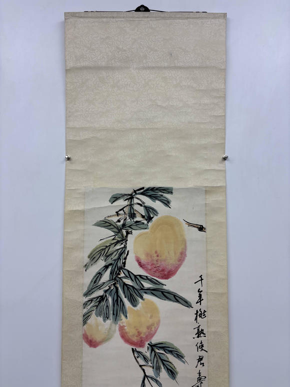 三杉美術(shù)錢瘦鐵 瑞桃獻(xiàn)壽