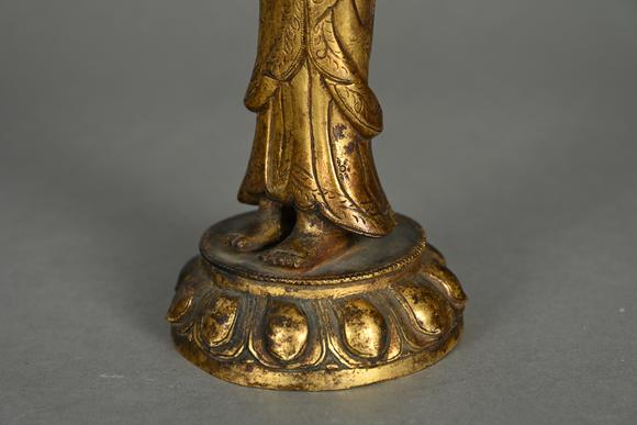 三杉美術(shù)明 銅鎏金釋迦牟尼