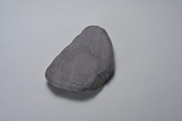 三杉美術(shù)端溪老坑水巖荷葉硯