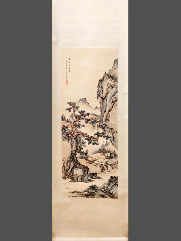 蘭亭古美術オークション陳少梅 高逸隱居圖 