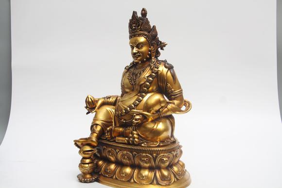 蘭亭古美術(shù)オークション明代 銅鎏金黃財(cái)神