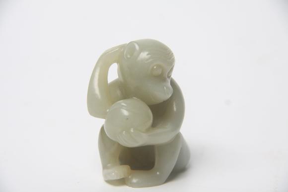 蘭亭古美術(shù)オークション明代  和闐玉猴