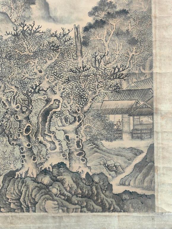 蘭亭古美術(shù)オークション陳枚 清 山水 
