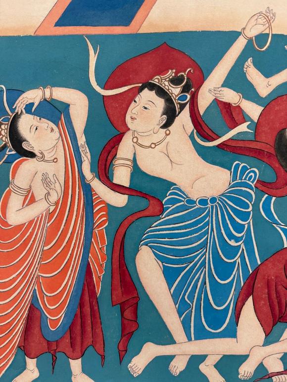 蘭亭古美術(shù)オークション張大千 王子飼虎圖 立軸紙本