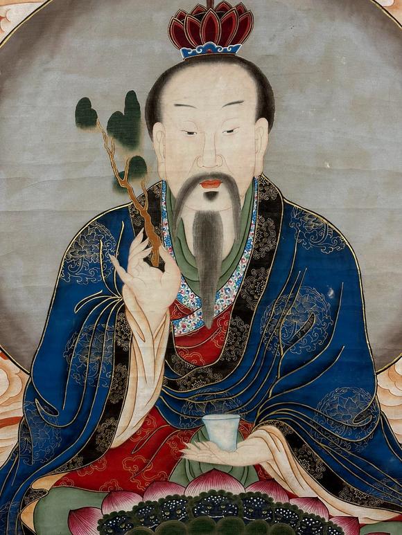 蘭亭古美術(shù)オークション丁云鵬 佛像 立軸