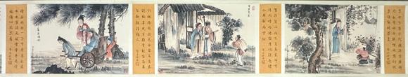 蘭亭古美術(shù)オークション傅抱石 二十四孝圖卷 紙本