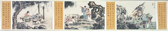 蘭亭古美術(shù)オークション傅抱石 二十四孝圖卷 紙本