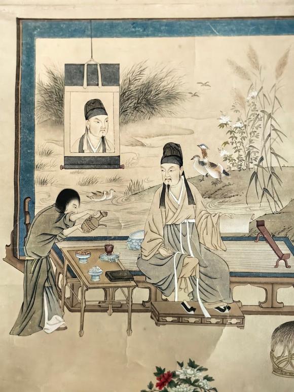 蘭亭古美術(shù)オークション改琦 清 高仕文房圖 