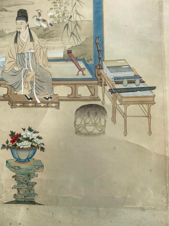 蘭亭古美術(shù)オークション改琦 清 高仕文房圖 