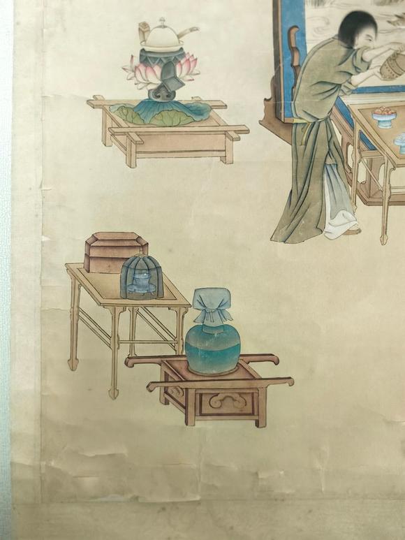 蘭亭古美術(shù)オークション改琦 清 高仕文房圖 