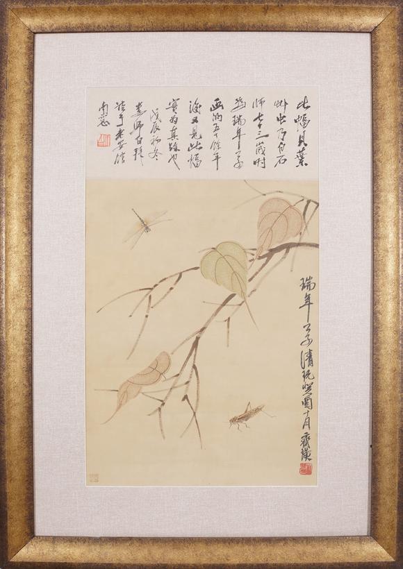 東洋國際齊白石 貝葉草蟲