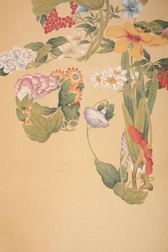 東京SAKURA拍賣（東京櫻花拍賣）溥靖秋 花卉壽