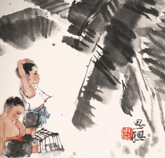 東京共成拍賣周思聰 童戲圖