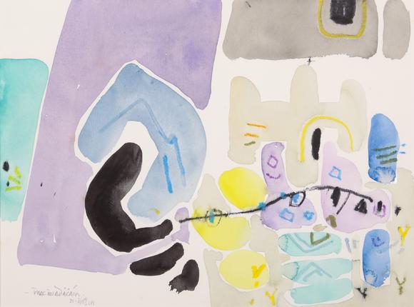 Duke's Auctions Lot 507 *  PADRAIG MAC MIADHACHáIN (1929-2017) 'Afternoon in the Mountains, Canaries'