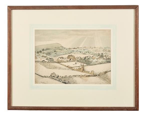 Duke's Auctions Lot 557 PAUL NASH (1889-1946) Bledlow Ridge, Buckinghamshire