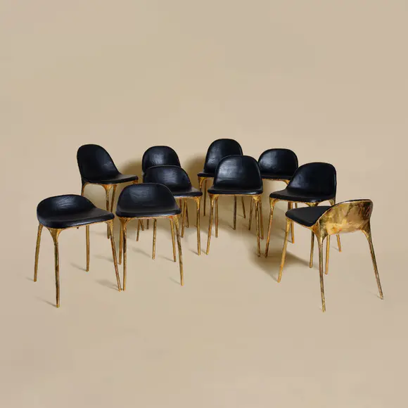 Chiswick AuctionsValentin Loellmann (Dutch, b 1984) Bespoke table and chairs