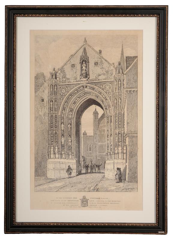 Duke's Auctions Lot 201 AFTER JOHN SELL COTMAN (1782-1842) St. Ethelbert's Gate