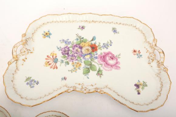 Duke's Auctions Lot 23 A LIMOGES PORCELAIN CABARET SERVICE