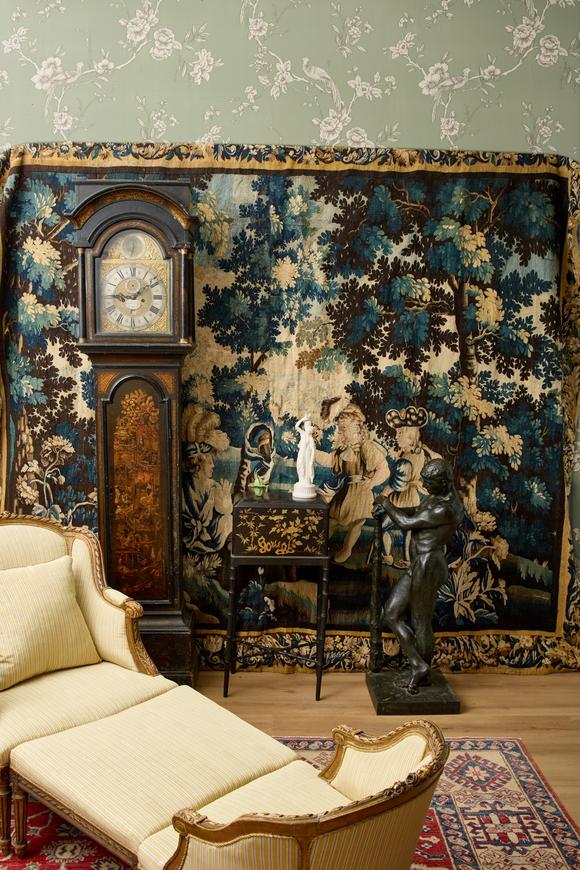 Duke's Auctions Lot 292 A FLEMISH VERDURE TAPESTRY