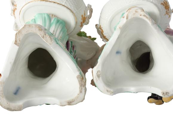 Duke's Auctions Lot 38 A PAIR OF KPM PORCELAIN FIGURES