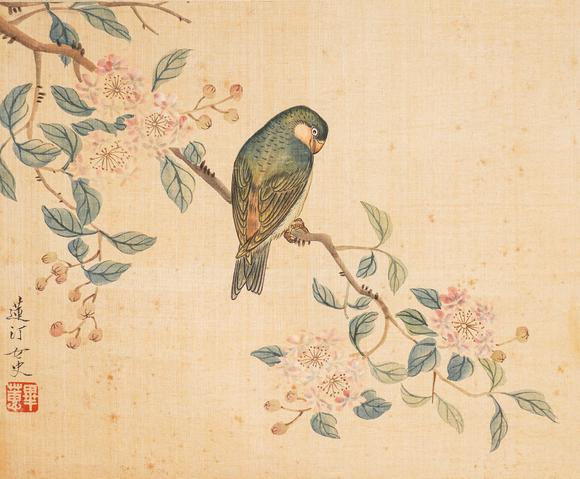 中鴻信畢惠 花鳥雙挖