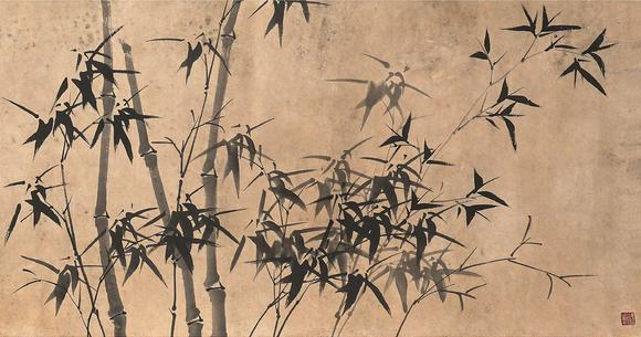中鴻信鄭板橋（1693-1765） 竹石圖
