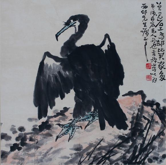 盛和拍賣  水鳥