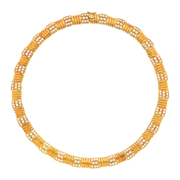 DOYLE Auctioneers & AppraisersGold and Diamond Necklace