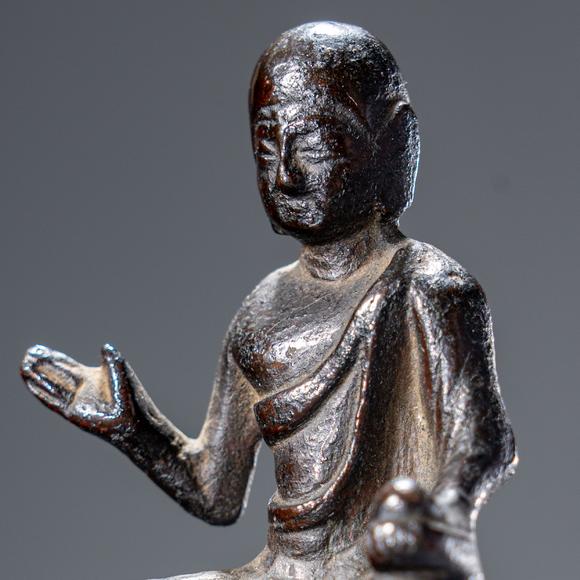 大阪國(guó)際唐 古銅地藏坐像