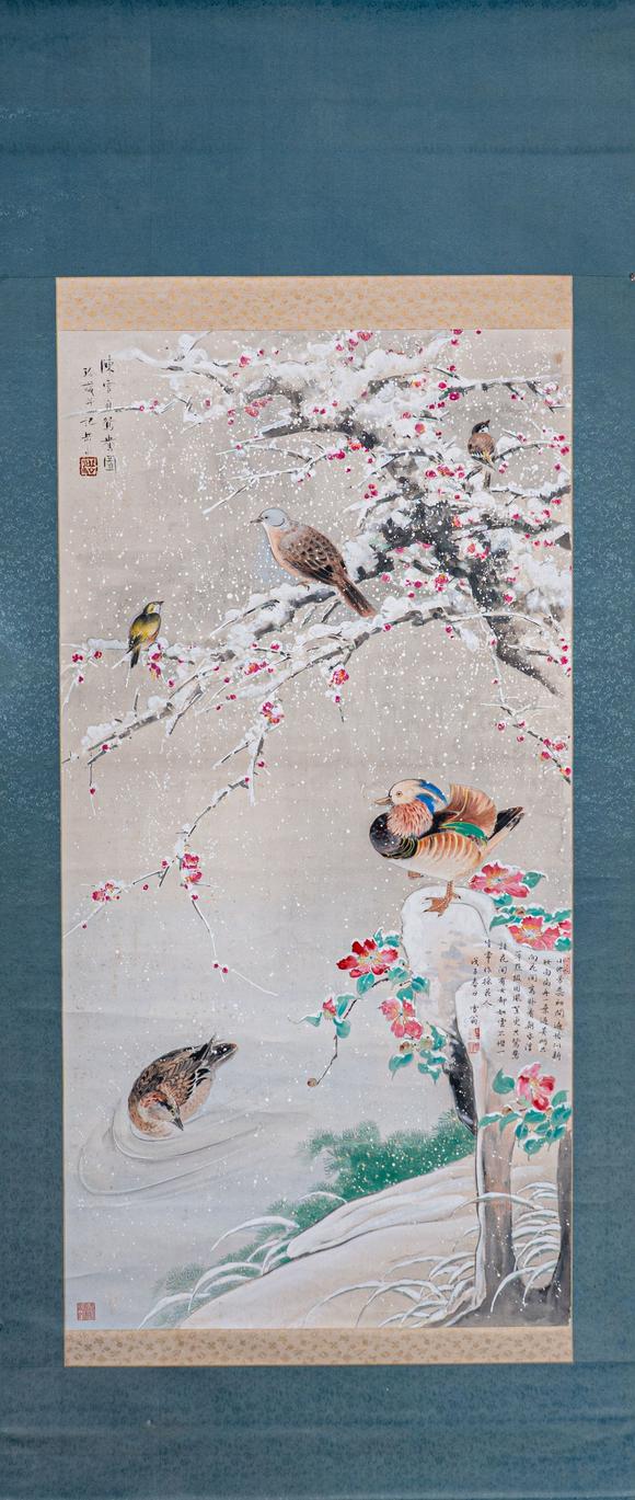 大阪國(guó)際陳之佛 雪景花鳥