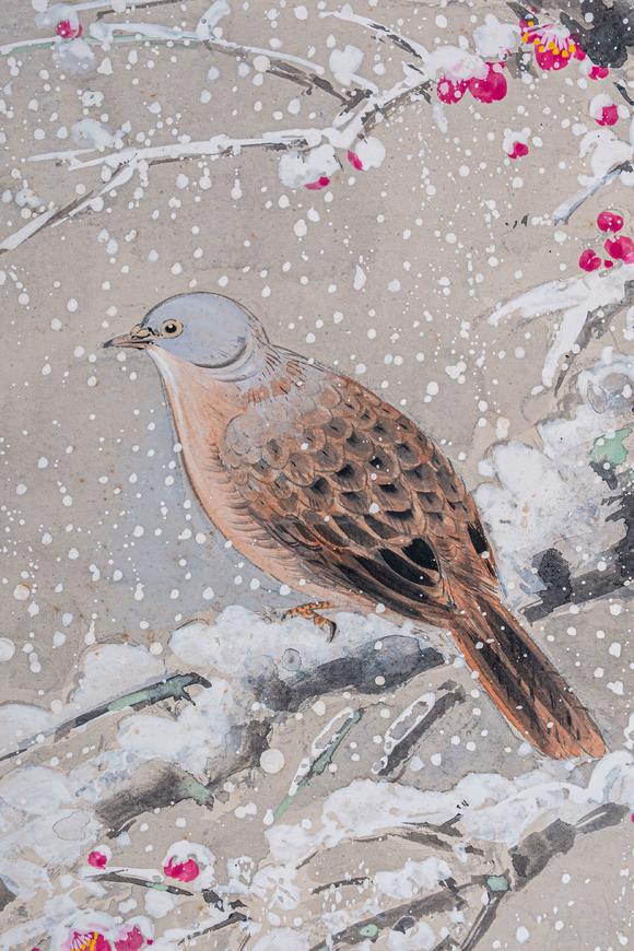 大阪國(guó)際陳之佛 雪景花鳥