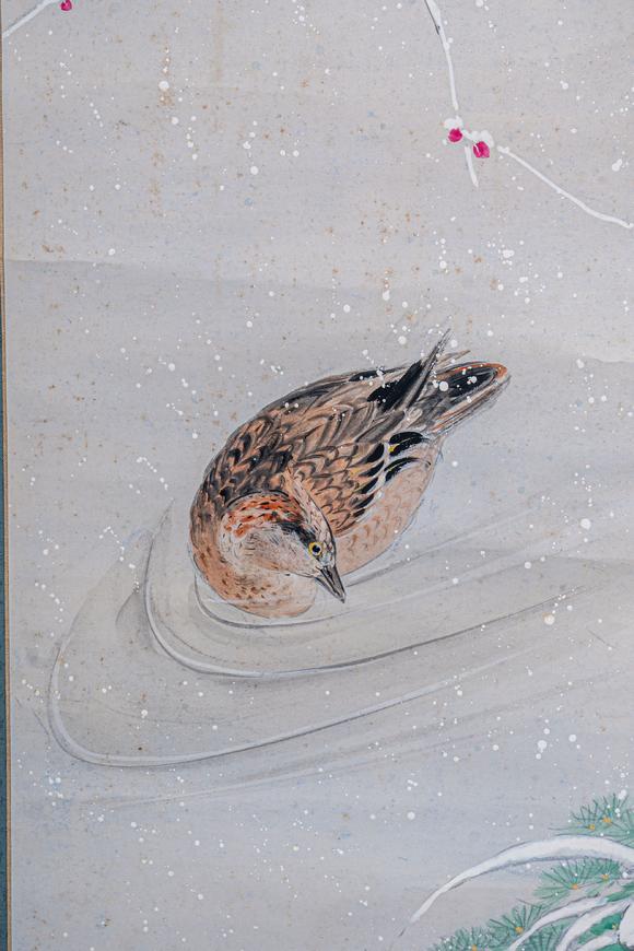 大阪國(guó)際陳之佛 雪景花鳥