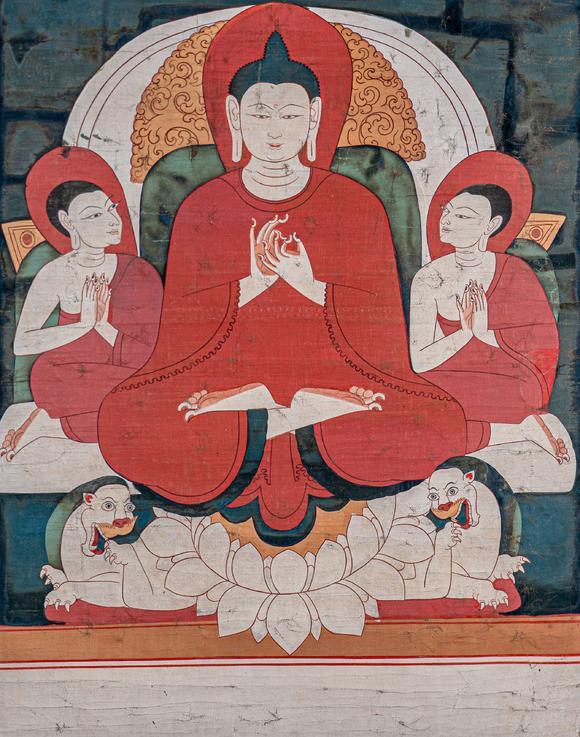 大阪國(guó)際布面 唐卡