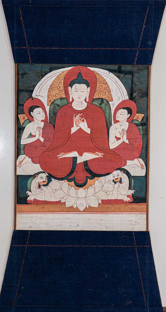 大阪國(guó)際布面 唐卡