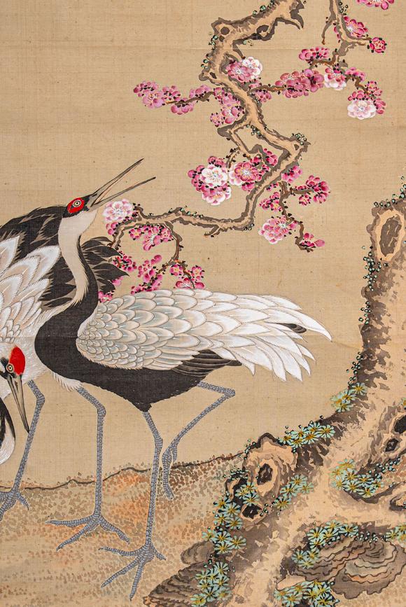 大阪國(guó)際張熊 梅花雙鶴
