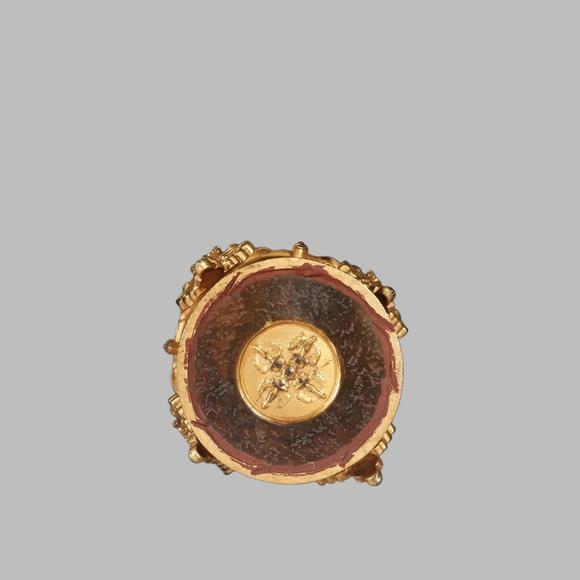 東京蕓術(shù)明 銅鎏金摩尼寶瓶