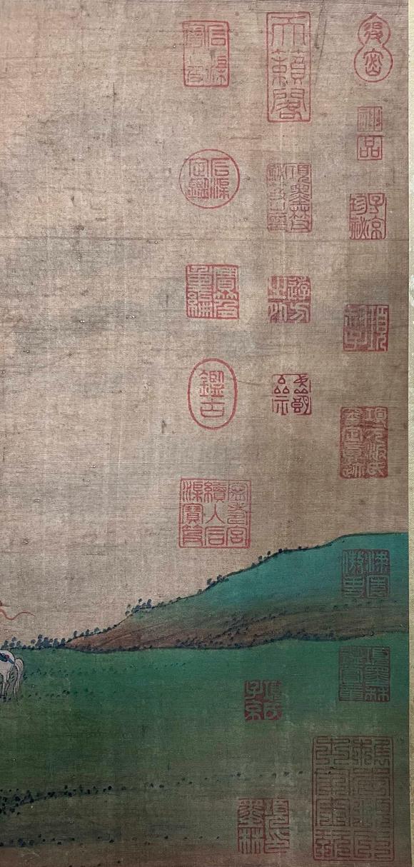 東京蕓術(shù)趙孟頫 王母宴瑤池圖卷 手卷絹本設(shè)色