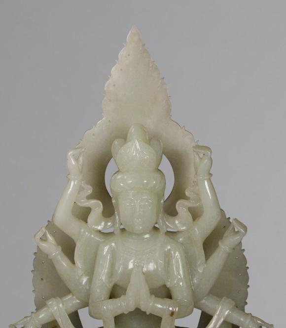 東京蕓術(shù)明以前 和田玉佛